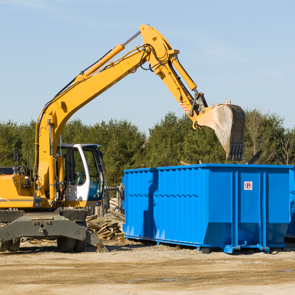 can i choose the location where the residential dumpster will be placed in Winchester